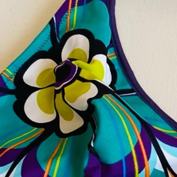 Unique Italian Made Swan-Brand Daisy Boho Bikini - Picture 4 of 13